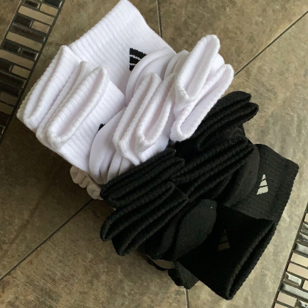 2 x 6 pairs socks set Adidas Cushioned Crew - Picture 3 of 10